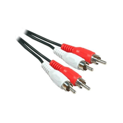 Cable de audio con cabeza de loto doble, cable de dos a dos