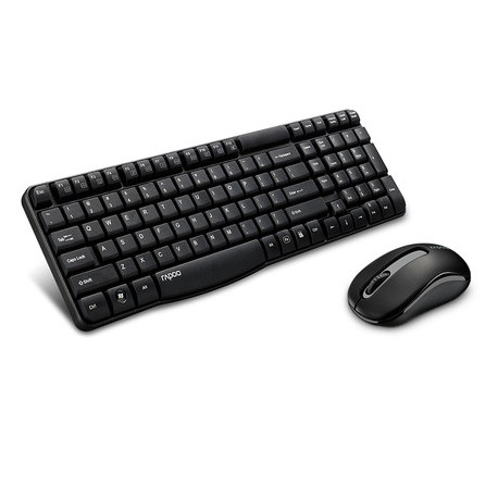 Mouse e teclado óptico sem fio x1800s
