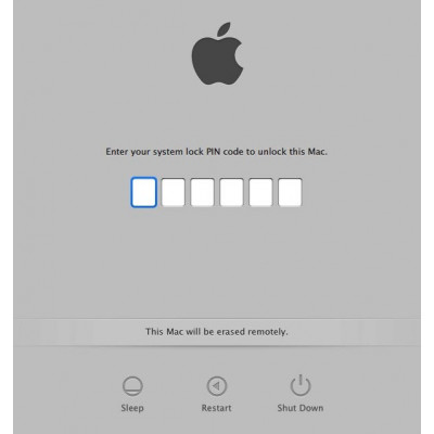 Déverrouillage du code PIN du Macbook