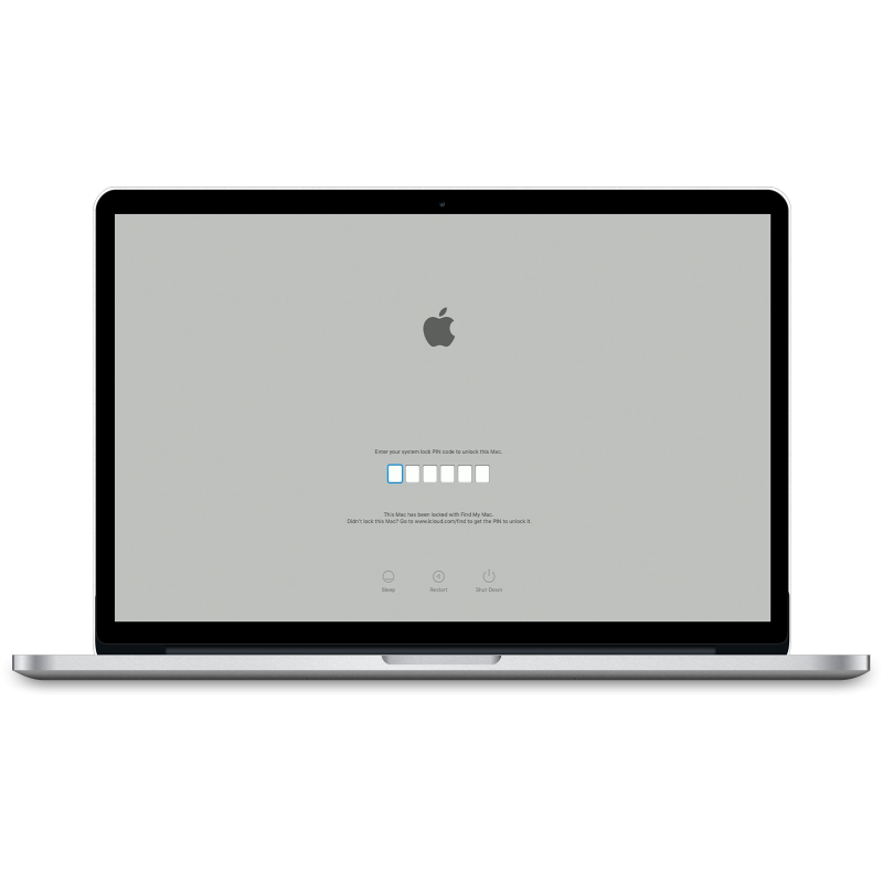 Desbloqueio do código PIN do Macbook