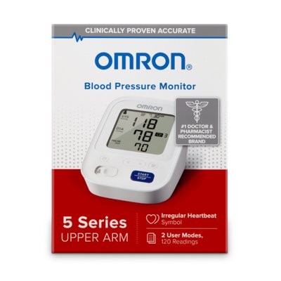 Omron 5 Series Upper Arm Blood Pressure Monitor  BP7200