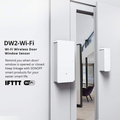 Sensor de janela de porta sem fio SONOFF DW2 Wi-Fi