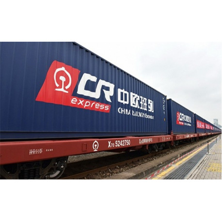 La Chine vers le train de marchandises des Pays-Bas