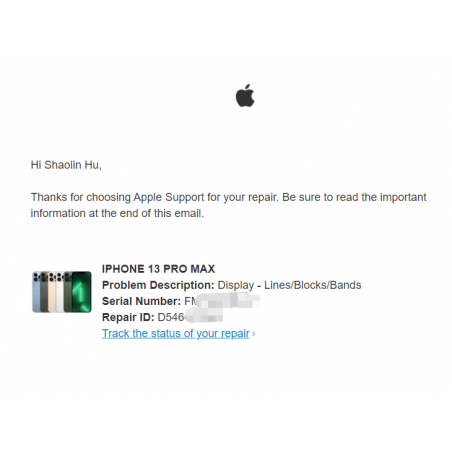 Servicio de reparación oficial de Apple