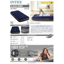 INTEX Inflatable Bed, 64756, Multicoloured, 76 x 191 x 25 cm