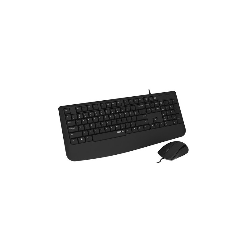 Clavier Rapoo A190 et souris filaire Suite