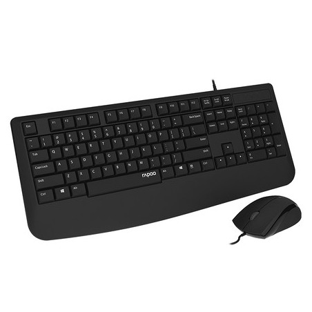 Conjunto de teclado y ratón con cable Rapoo A190