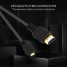 HDMI CABLE HDMI D TO HDMI A  24K