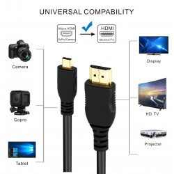 HDMI CABLE HDMI D TO HDMI A  24K