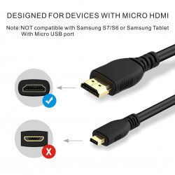 CABO HDMI HDMI D PARA HDMI A 24K