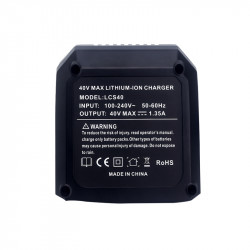 para Black+Decker 40V carregador de bateria de lítio LCS40 LCS36