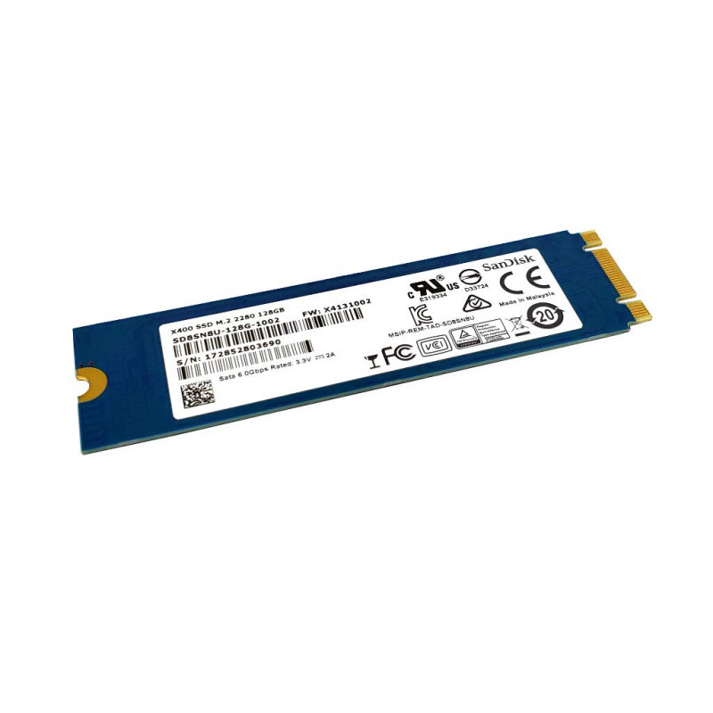 Disques SSD authentiques SanDisk X400 128 Go M.2 NGFF 2280 SATA 3