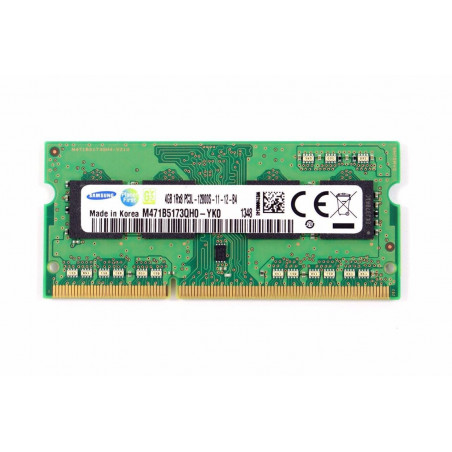 Samsung 4GB PC3L-12800S 1Rx8 204-Pin Memoria portátil SODIMM