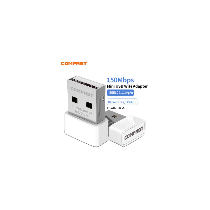 COMFAST draadloze mini-USB-wifi-adapter