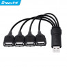 USB 1 tot 4 splitter