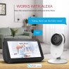 Cámara de seguridad YI para el hogar, 1080p 2.4G WiFi inteligente