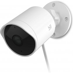 YI Caméra de sécurité extérieure, 1080p Surveillance extérieure de la porte d'entrée IP Smart Cam avec étanche, WiFi, Cloud, vis