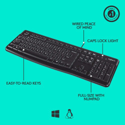 罗技 K120 有线键盘
