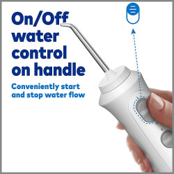 Waterpik Cordless Pearl Rechargeable Portable Water Flosser for Teeth
