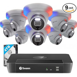 Sistema de câmera de segurança doméstica Swann com HDD de 4 TB