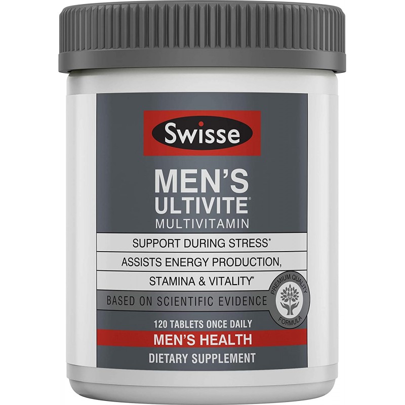 Multivitamínico diário Swisse Premium Ultivite para homens