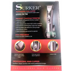 Tondeuse à cheveux professionnelle grossiste-Surker SK-736