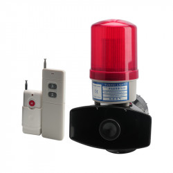 Alarma de luz y sonido con control remoto inalámbrico YH-80