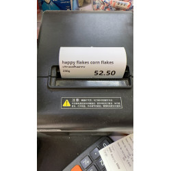 Prijskaartje automatisch afgesneden
