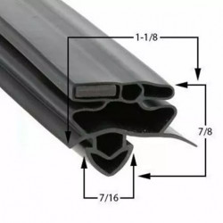 True 811135 Black Magnetic Gasket for True GDM-72/T-72