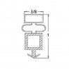 True 810803 zwarte pakking voor Gdm-49/T-49