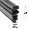 True 810803 zwarte pakking voor Gdm-49/T-49