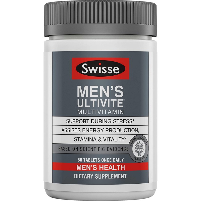 Swisse Premium Ultivite Daily Multivitamin para hombres