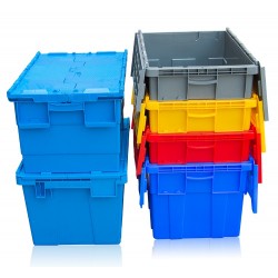 Logistics box with lid