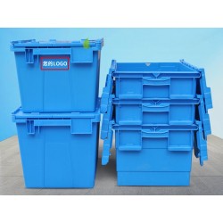 Logistics box with lid