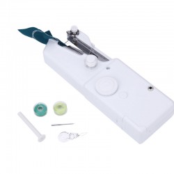 Hand-held electric pocket manual sewing machine
