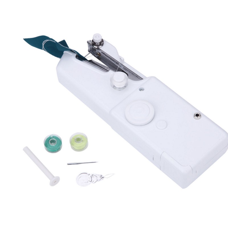 Hand-held electric pocket manual sewing machine
