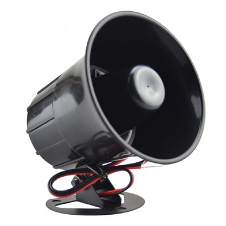 ES-626 alarma antirrobo, altavoz de agudos externo, bocina de alarma de 12V